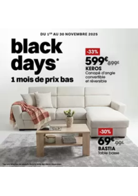 Prospectus Basika Claye Souilly : Black Friday 1 mois de prix bas