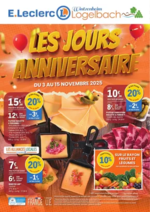 Prospectus E.Leclerc : ANNIVERSAIRE 1