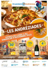 Prospectus E.Leclerc ANDREZIEUX-BOUTHEON : ANDREZIADES NOVEMBRE