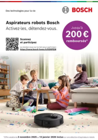 Prospectus Boulanger Augny : OFFRE Bosch: jusqu'à 200€ remboursés !