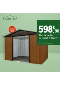 Prospectus Jardi E.Leclerc SAINT OUEN L'AUMONE : Abri de jardin : l'indispensable de l’hiver