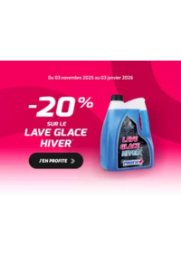 Prospectus Profil + Gray : Promo entretien : -20% sur le lave-glace hiver !