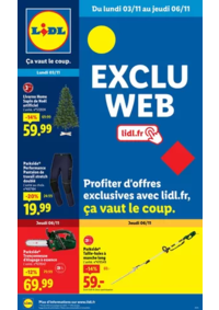 Prospectus Lidl SAINT LOUIS : Profiter d'offres exclusives avec lidl.fr, ça vaut le coup.