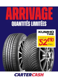 Prospectus CARTER CASH MONDEVILLE : Arrivage de pneus KUMHO chez CARTERCASH !