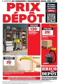 Prospectus Brico Dépôt VAIRES : PRIX DÉPOT