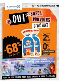 Prospectus E.Leclerc ST ETIENNE DE FONTBELLON : Oui aux super pouvoirs d'achat