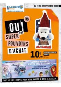 Prospectus E.Leclerc CREISSELS : Oui aux super pouvoirs d'achat