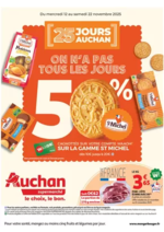 Prospectus Auchan Supermarché : ON N’A PAS TOUS LES JOURS