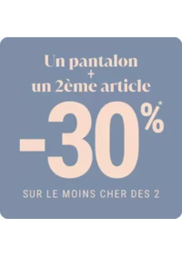 Prospectus Bréal Millau : 1 pantalon + un 2ème article = -30%* sur le mois cher femme